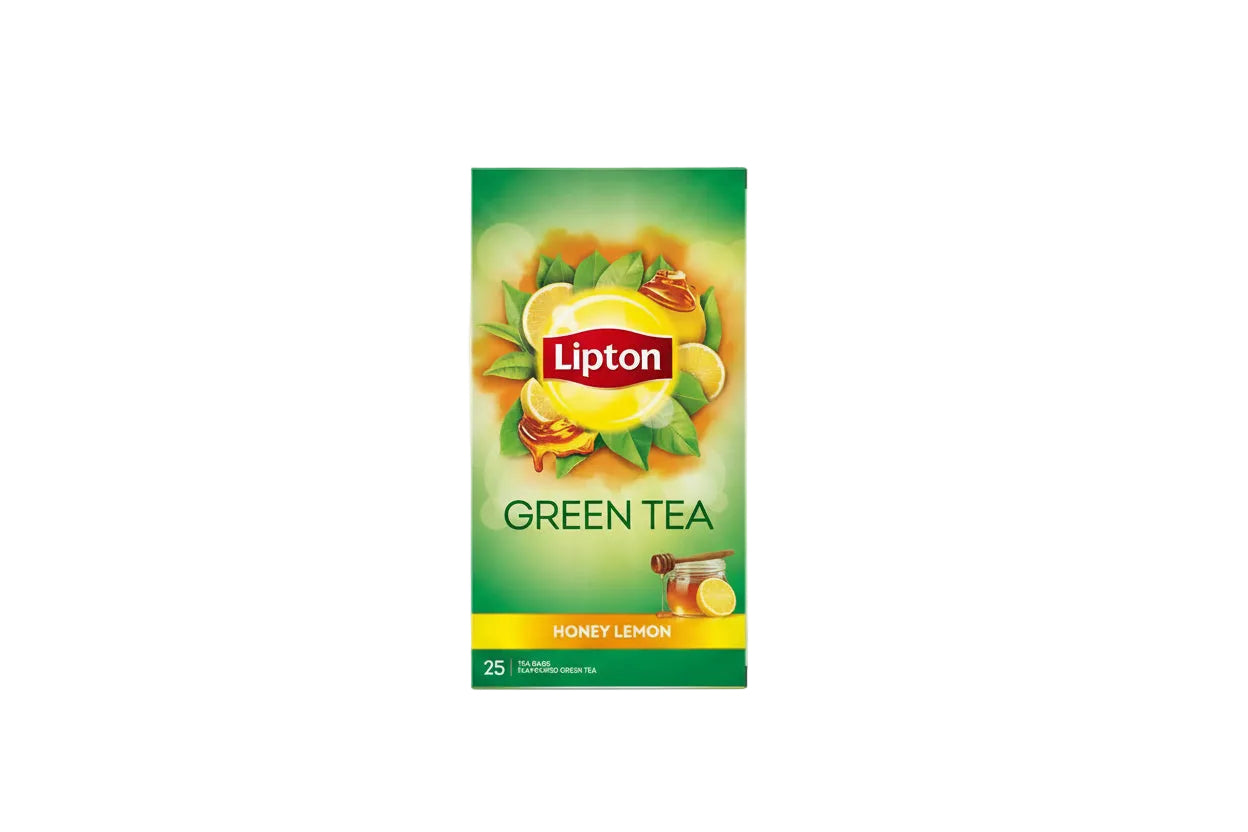 Lipton Green Tea Bags | Honey & Lemon | 25 pcs