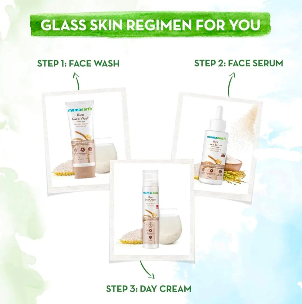 Mamaearth Rice Facewash With Rice Water & Niacinamide For Glass Skin (100ml)
