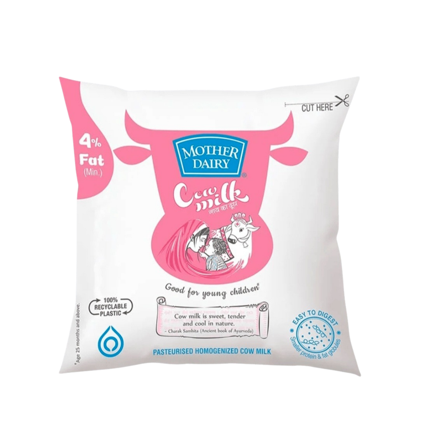 Cow Milk Mother Dairy -500ml