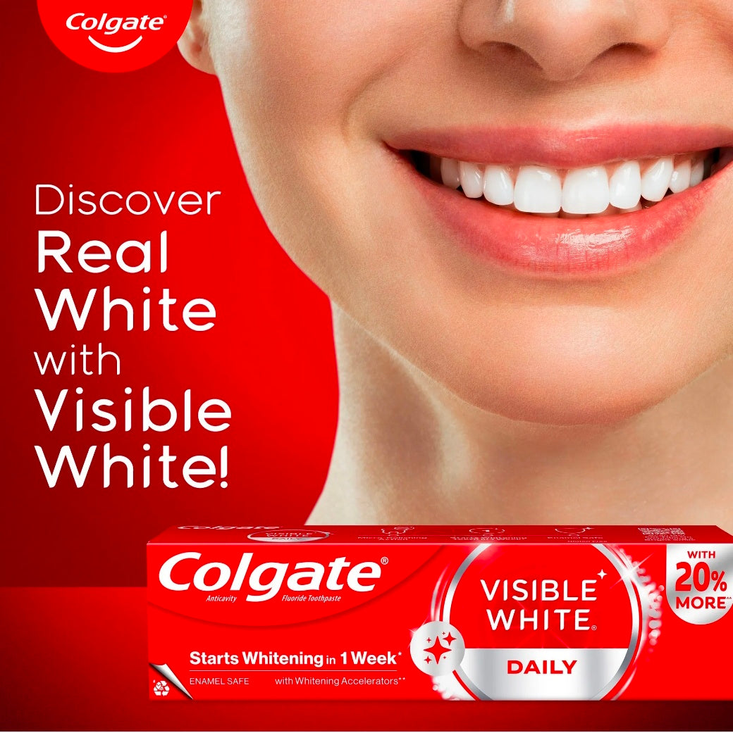 Colgate Visible White Sparkling Mint Toothpaste