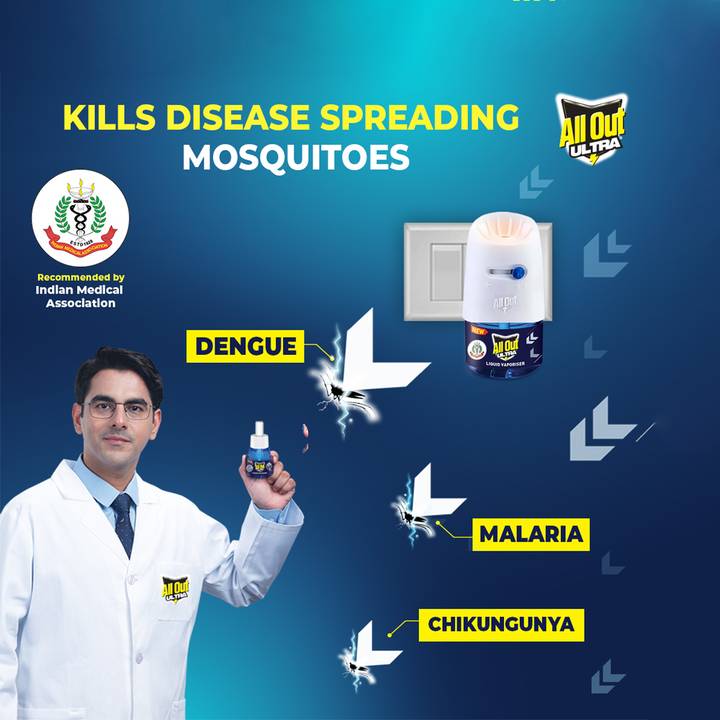 All Out Ultra Liquid Vaporizer Mosquito Killer Machine with Refill