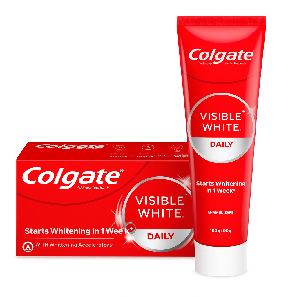 Colgate Visible White Sparkling Mint Toothpaste