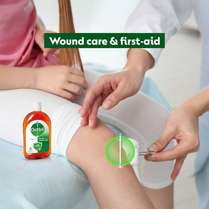 Dettol Antiseptic Liquid for First Aid , Surface Disinfection and Personal Hygiene