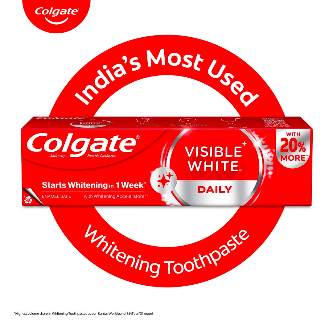 Colgate Visible White Sparkling Mint Toothpaste